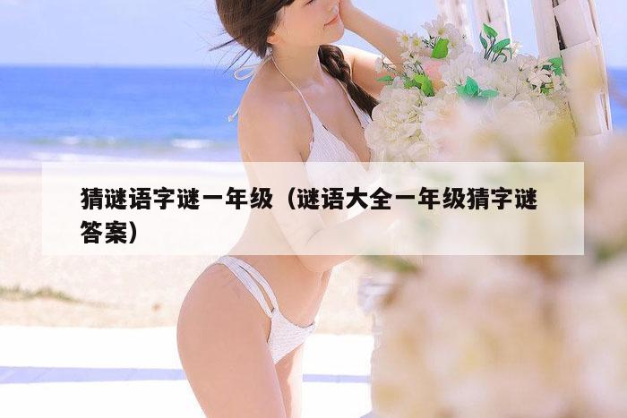 猜谜语字谜一年级（谜语大全一年级猜字谜 答案）